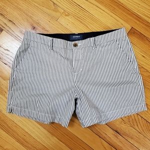 Old Navy Blue Stripe Everyday Shorts Size 12